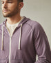 Men's Lightweight Full Zip - Black Plum